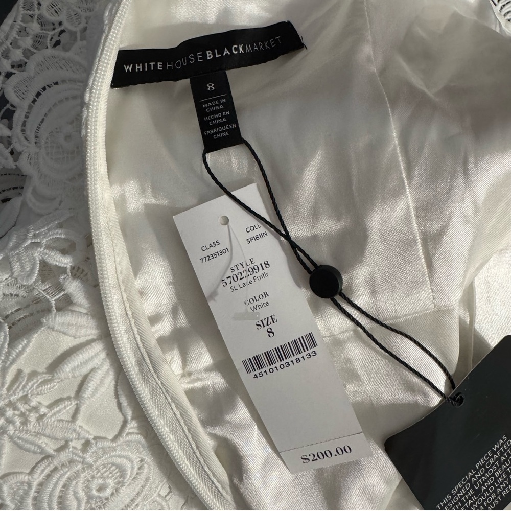 WHBM Floral Lace Dress - Picture 15 of 16